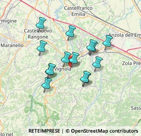 Mappa Via Don G. Gherardi, 41056 Savignano sul Panaro MO, Italia (5.71429)