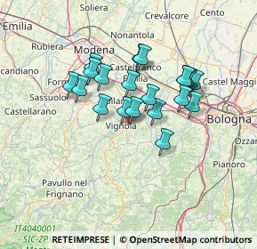 Mappa Via Don G. Gherardi, 41056 Savignano sul Panaro MO, Italia (11.0855)