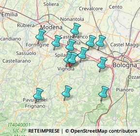 Mappa Via Don G. Gherardi, 41056 Savignano sul Panaro MO, Italia (11.73462)