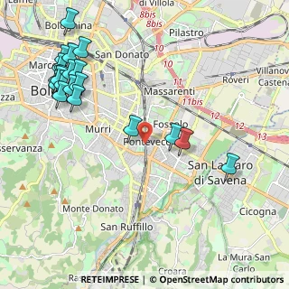 Mappa Murri, 40137 Bologna BO, Italia (2.6785)