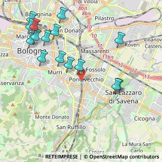 Mappa Murri, 40137 Bologna BO, Italia (2.54867)