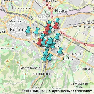 Mappa Murri, 40137 Bologna BO, Italia (1.1115)