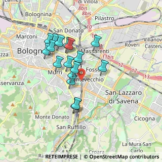 Mappa Murri, 40137 Bologna BO, Italia (1.54118)