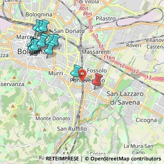 Mappa Murri, 40137 Bologna BO, Italia (2.624)