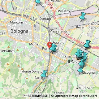 Mappa Murri, 40137 Bologna BO, Italia (2.79588)