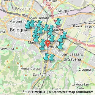 Mappa Murri, 40137 Bologna BO, Italia (1.415)