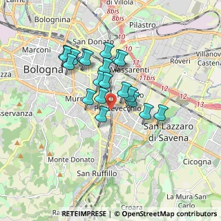 Mappa Murri, 40137 Bologna BO, Italia (1.435)