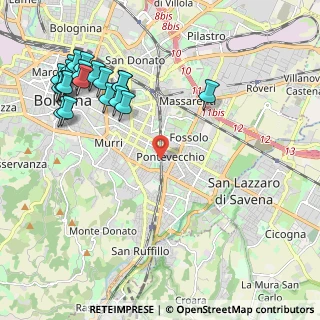 Mappa Murri, 40137 Bologna BO, Italia (2.651)