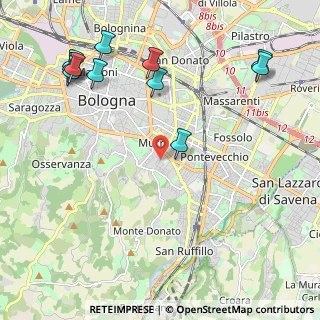 Mappa Via Siepelunga, 40137 Bologna BO, Italia (2.71091)