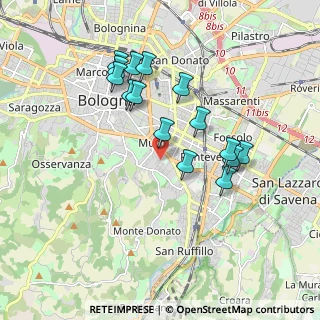 Mappa Via Siepelunga, 40137 Bologna BO, Italia (1.744)
