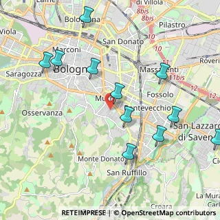 Mappa Via Siepelunga, 40137 Bologna BO, Italia (2.31364)