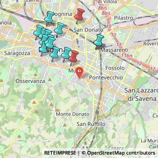 Mappa Via Siepelunga, 40137 Bologna BO, Italia (2.32333)