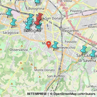 Mappa Via Siepelunga, 40137 Bologna BO, Italia (2.89533)