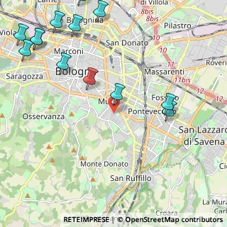 Mappa Via Siepelunga, 40137 Bologna BO, Italia (3.03923)