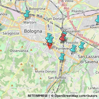 Mappa Via Siepelunga, 40137 Bologna BO, Italia (2.14727)