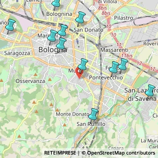 Mappa Via Siepelunga, 40137 Bologna BO, Italia (2.78833)