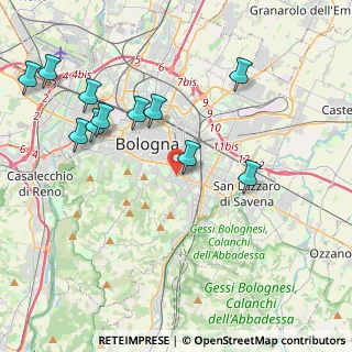 Mappa Via Siepelunga, 40137 Bologna BO, Italia (4.58636)