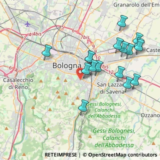 Mappa Via Siepelunga, 40137 Bologna BO, Italia (4.27941)