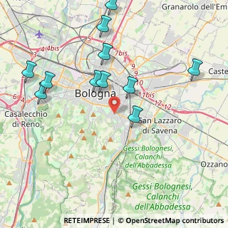 Mappa Via Siepelunga, 40137 Bologna BO, Italia (4.51)