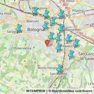 Mappa Via Sergio Tavernari, 40137 Bologna BO, Italia (2.05357)
