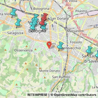 Mappa Via Sergio Tavernari, 40137 Bologna BO, Italia (2.61692)