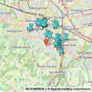 Mappa Via Sergio Tavernari, 40137 Bologna BO, Italia (1.4535)