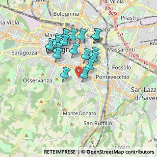Mappa Via Sergio Tavernari, 40137 Bologna BO, Italia (1.587)