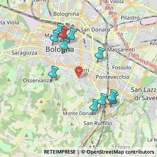 Mappa Via Sergio Tavernari, 40137 Bologna BO, Italia (2.04636)