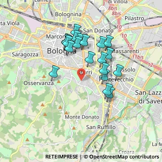 Mappa Via Sergio Tavernari, 40137 Bologna BO, Italia (1.6445)