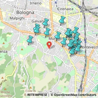 Mappa Via Sergio Tavernari, 40137 Bologna BO, Italia (0.9525)