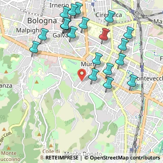Mappa Via Sergio Tavernari, 40137 Bologna BO, Italia (1.2235)