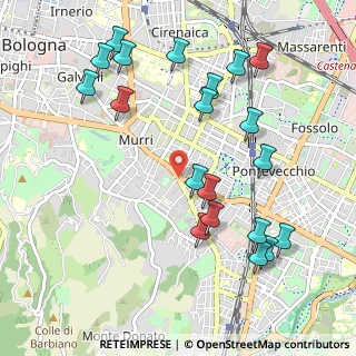 Mappa Via Murri, 40137 Bologna BO, Italia (1.162)