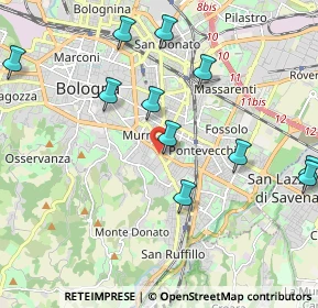 Mappa Via Murri, 40137 Bologna BO, Italia (2.61)