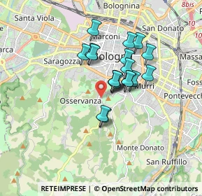 Mappa 40136 Bologna BO, Italia (1.2285)