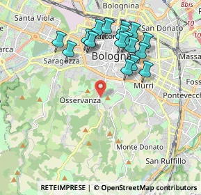 Mappa 40136 Bologna BO, Italia (1.95722)