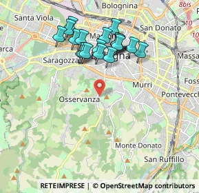 Mappa 40136 Bologna BO, Italia (1.8385)