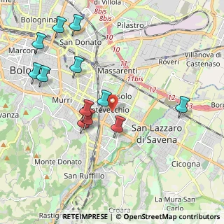Mappa Via Marche, 40139 Bologna BO, Italia (2.2425)