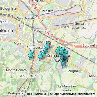 Mappa Via Mario Longhena, 40139 Bologna BO, Italia (1.44)