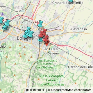 Mappa Via Mario Longhena, 40139 Bologna BO, Italia (4.62933)