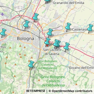 Mappa Via Mario Longhena, 40139 Bologna BO, Italia (4.73231)
