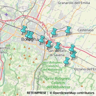 Mappa , 40139 Bologna BO, Italia (3.30364)