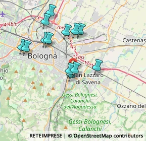 Mappa , 40139 Bologna BO, Italia (3.60231)