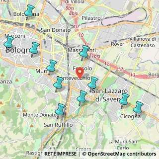 Mappa , 40139 Bologna BO, Italia (2.46364)