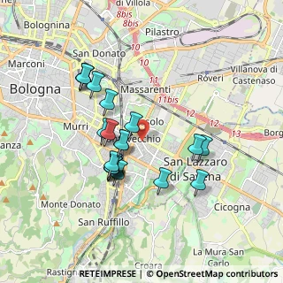 Mappa , 40139 Bologna BO, Italia (1.6285)