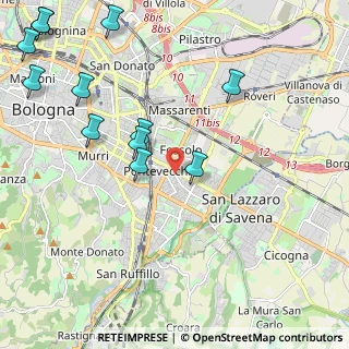Mappa , 40139 Bologna BO, Italia (2.77083)