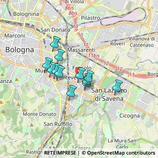 Mappa , 40139 Bologna BO, Italia (1.27833)