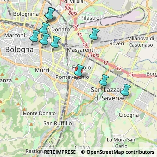 Mappa , 40139 Bologna BO, Italia (2.53273)