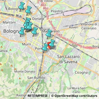 Mappa , 40139 Bologna BO, Italia (2.27615)