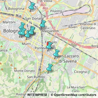 Mappa , 40139 Bologna BO, Italia (2.14083)