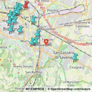 Mappa , 40139 Bologna BO, Italia (3.26375)